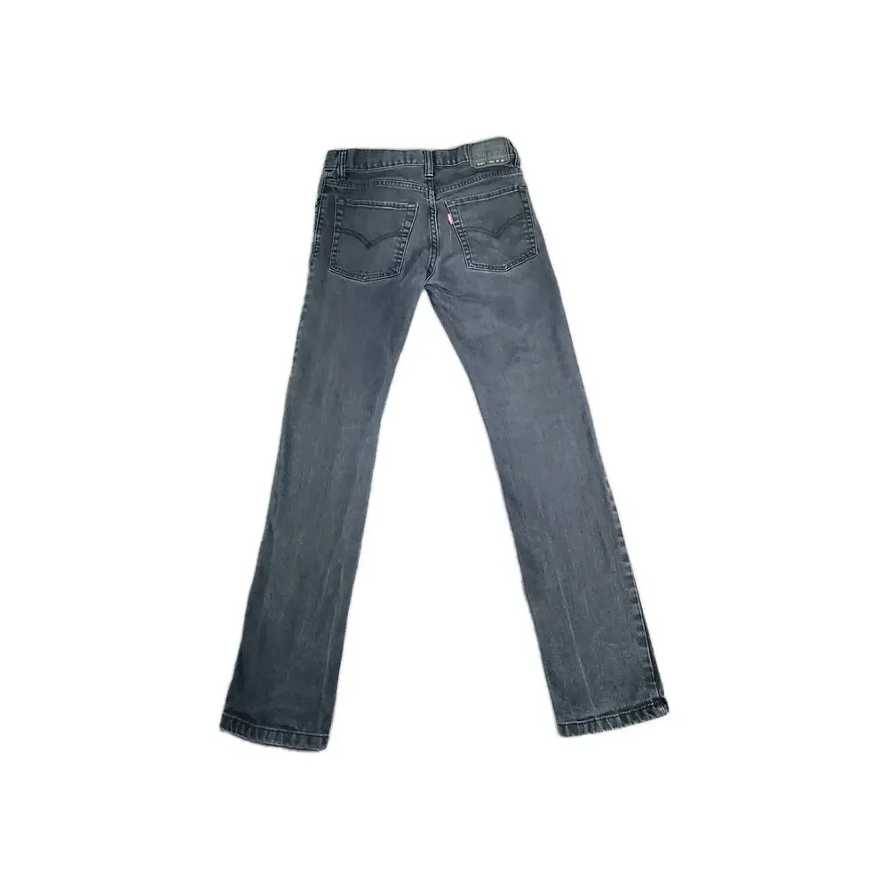 Levi's 510 Men's 28x28 Skinny Jeans Black Denim Pants Casual C15